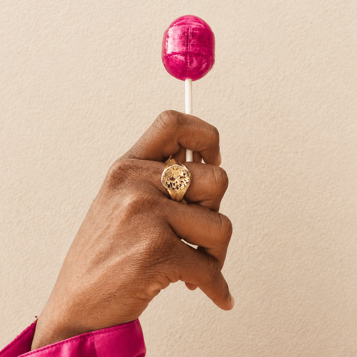 Anello con intarsi