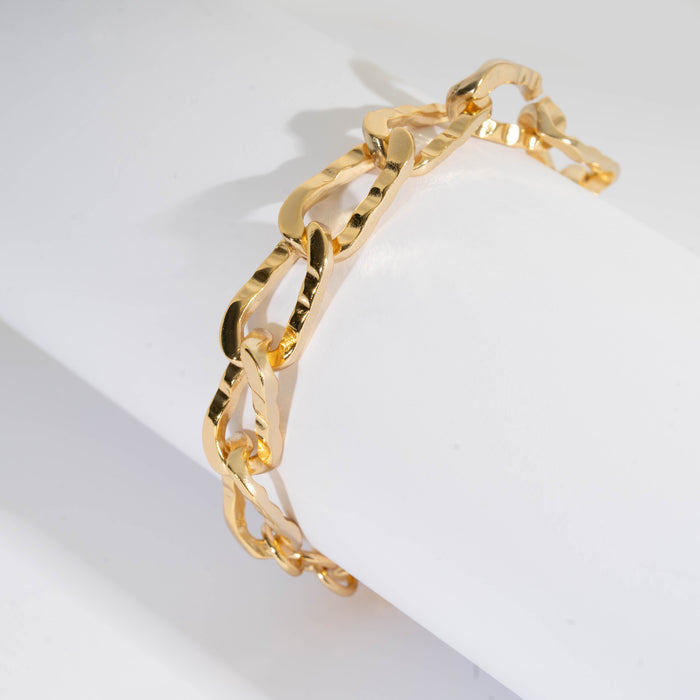 Bracciale effetto martellato