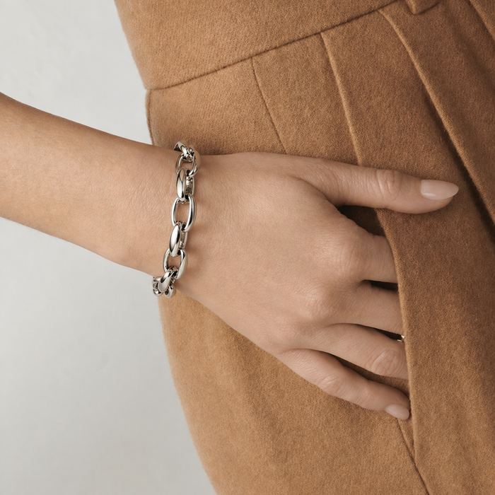Bracciale bia bronzo bianco